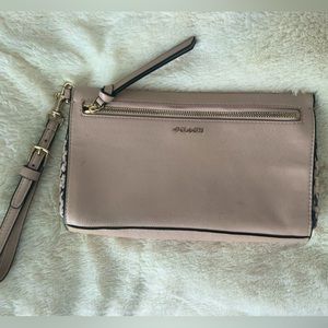 Light pink Coach clutch